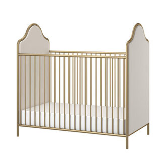 Sara 3-in-1 Convertible Upholstered Crib