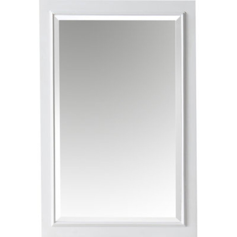 Carminda Solid Wood Rectangle Wall Mirror
