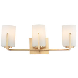 Roni 2125 W 3-Light Dimmable Steel Vanity Light
