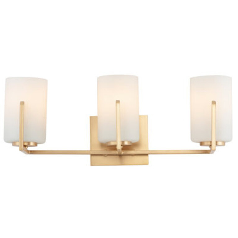 Roni 2125 W 3-Light Dimmable Steel Vanity Light