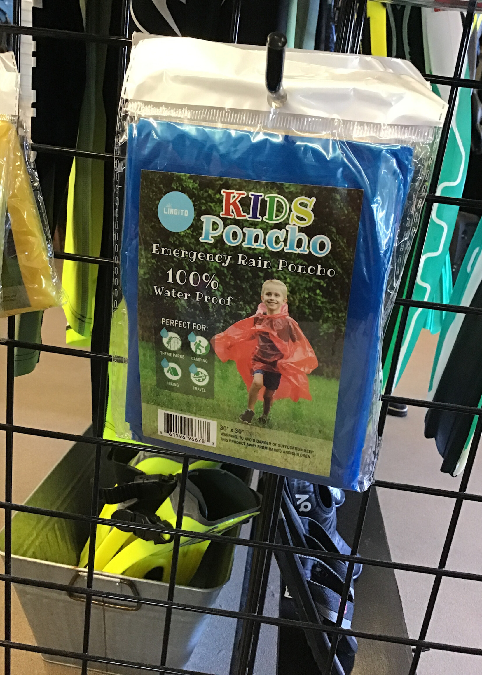 Rain Poncho Kid Size