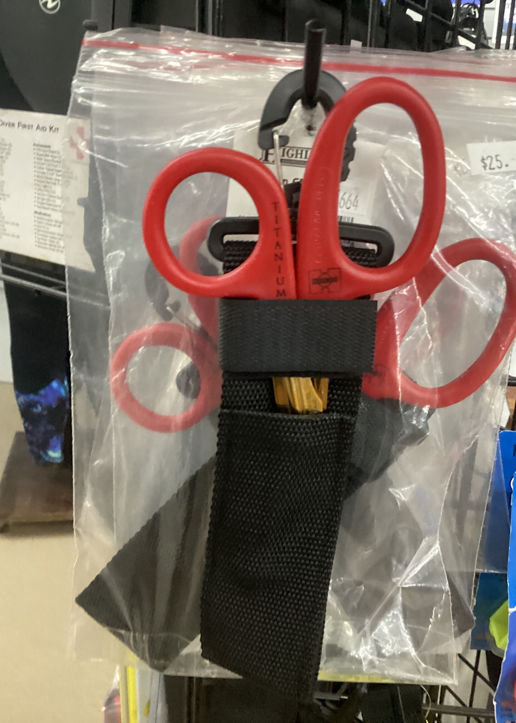 XS Scuba XS Scuba Titanium EMT Shears with Sheath