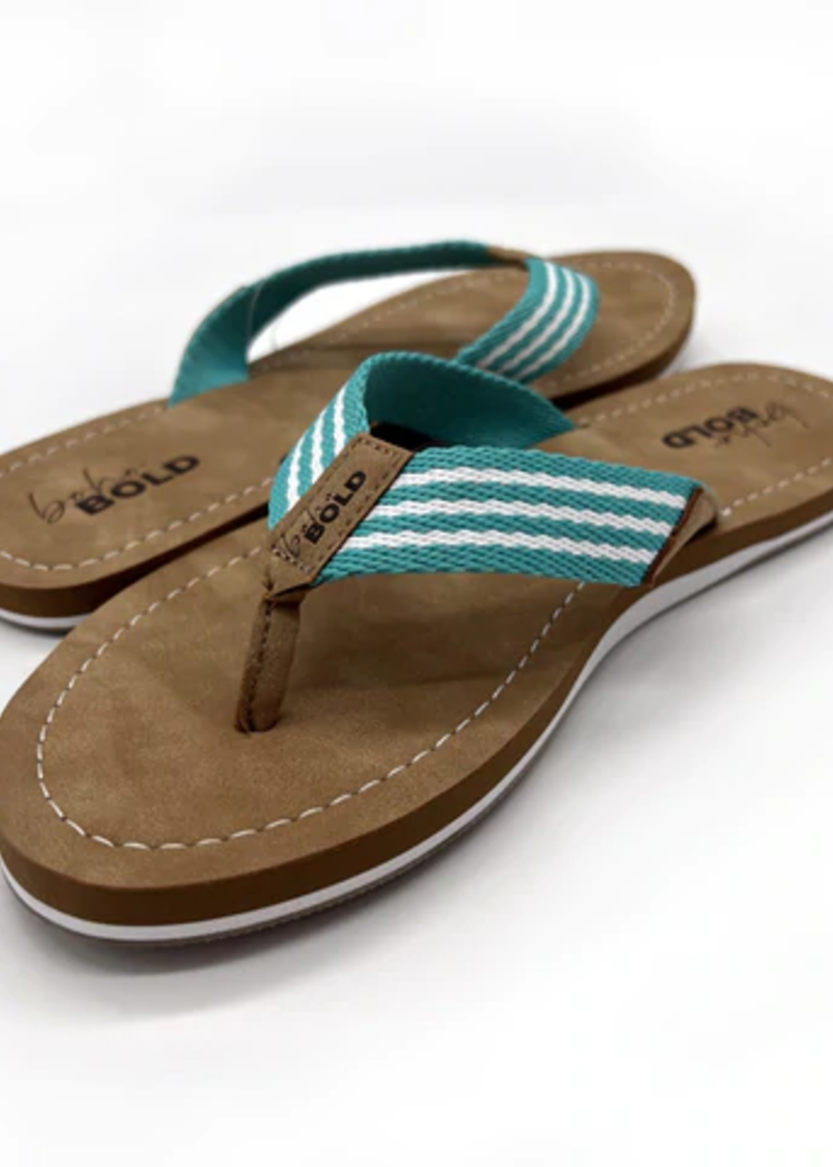 Boho Bold Boho Bold Woven Strap Flip Flops -