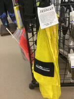 Trident Trident Drawstring Mesh Tag Bag with Strap - Large - Yellow