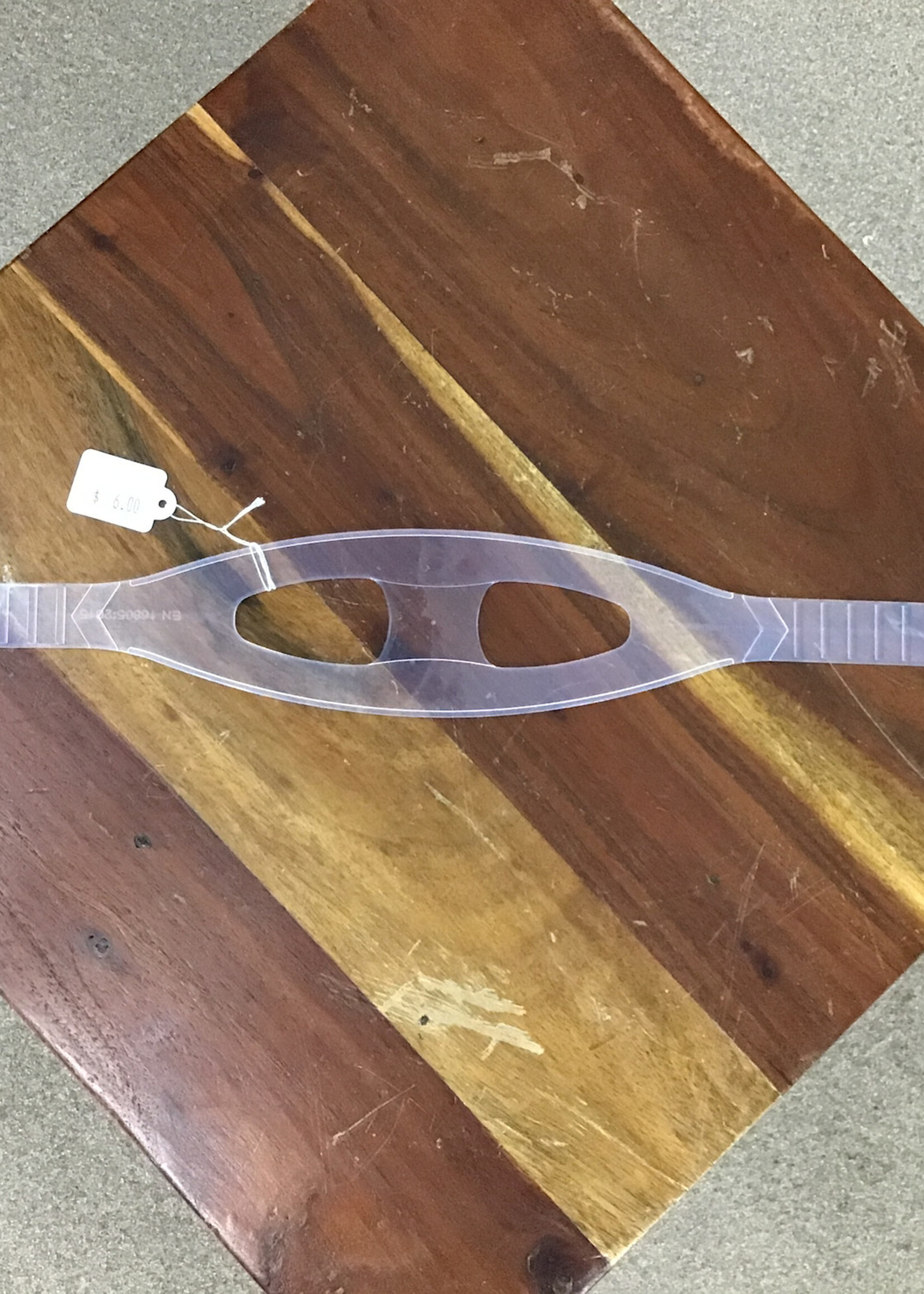 Sea Sports Sea Sports Silicone Mask Strap, Clear