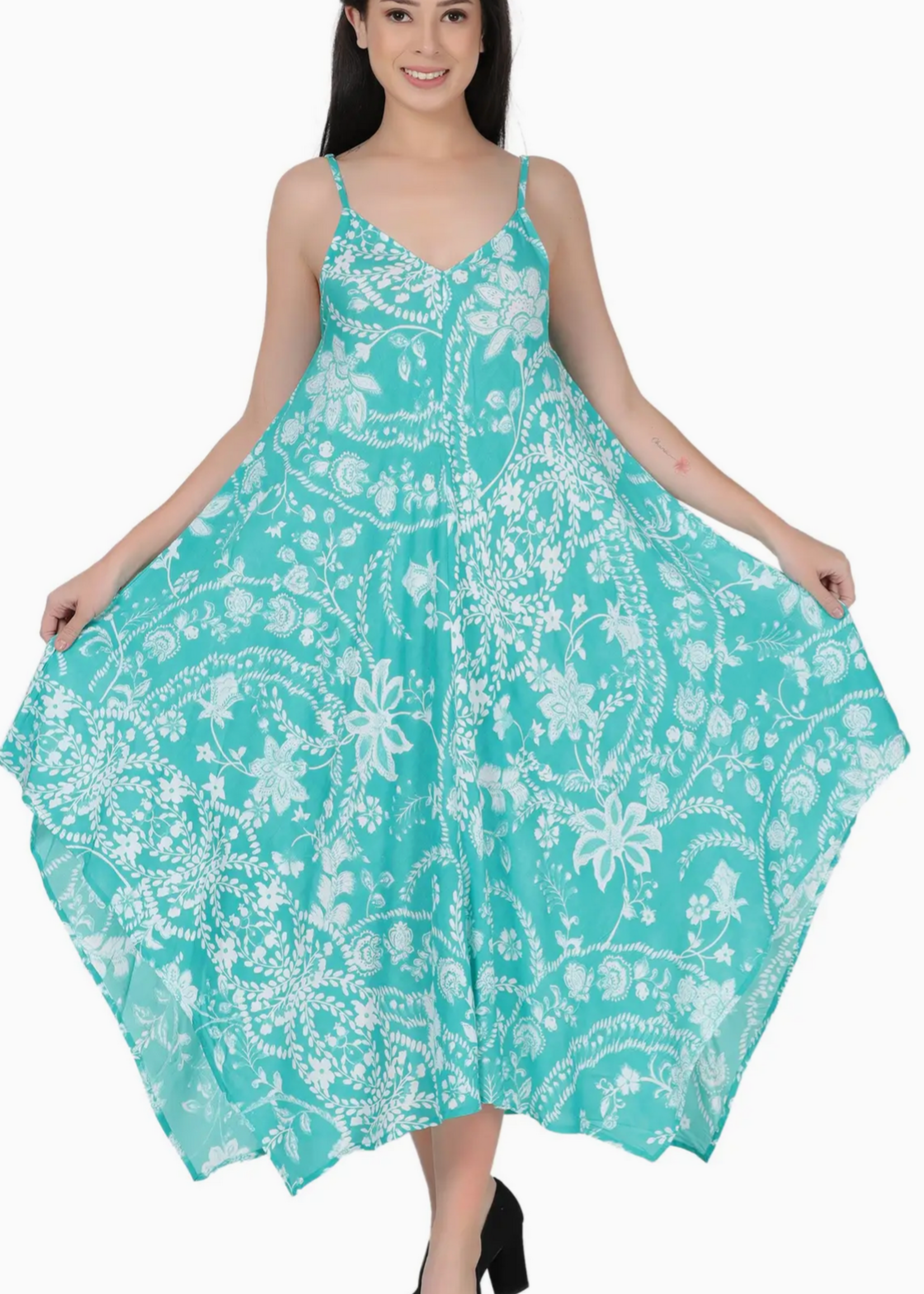 Advance Apparels Tropical Sky Sundress  -