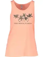 MT Brand Apparel Palm Tree Melange Racerback Tank -