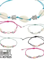 Puka Creations Puka Creations - Turtle Cowrie Shell Bracelets - Assorted Colors