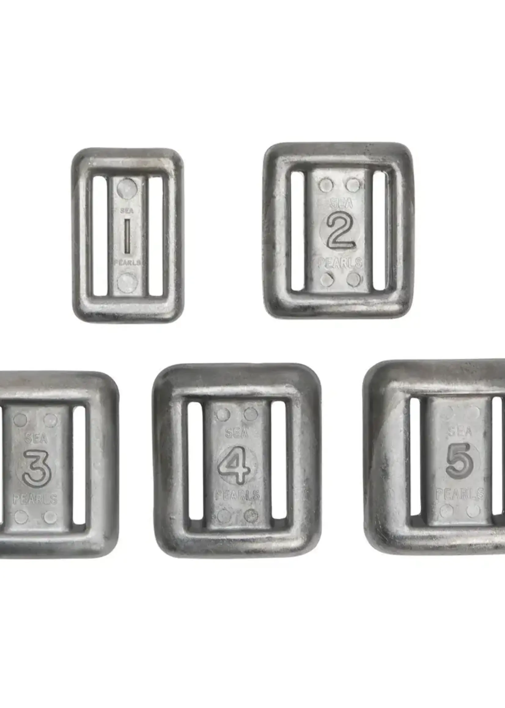 Sea Sports SeaSports Uncoated Hard Weights - 5lbs