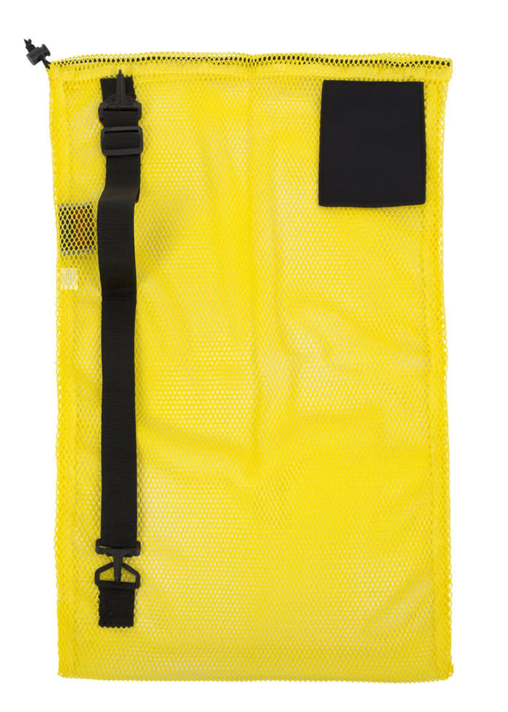 Trident Trident Drawstring Mesh Tag Bag with Strap - Large - Yellow