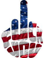 Darting Around American Flag F-You DTF