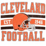 Darting Around Cleveland Football Est 1946 - DTF Print