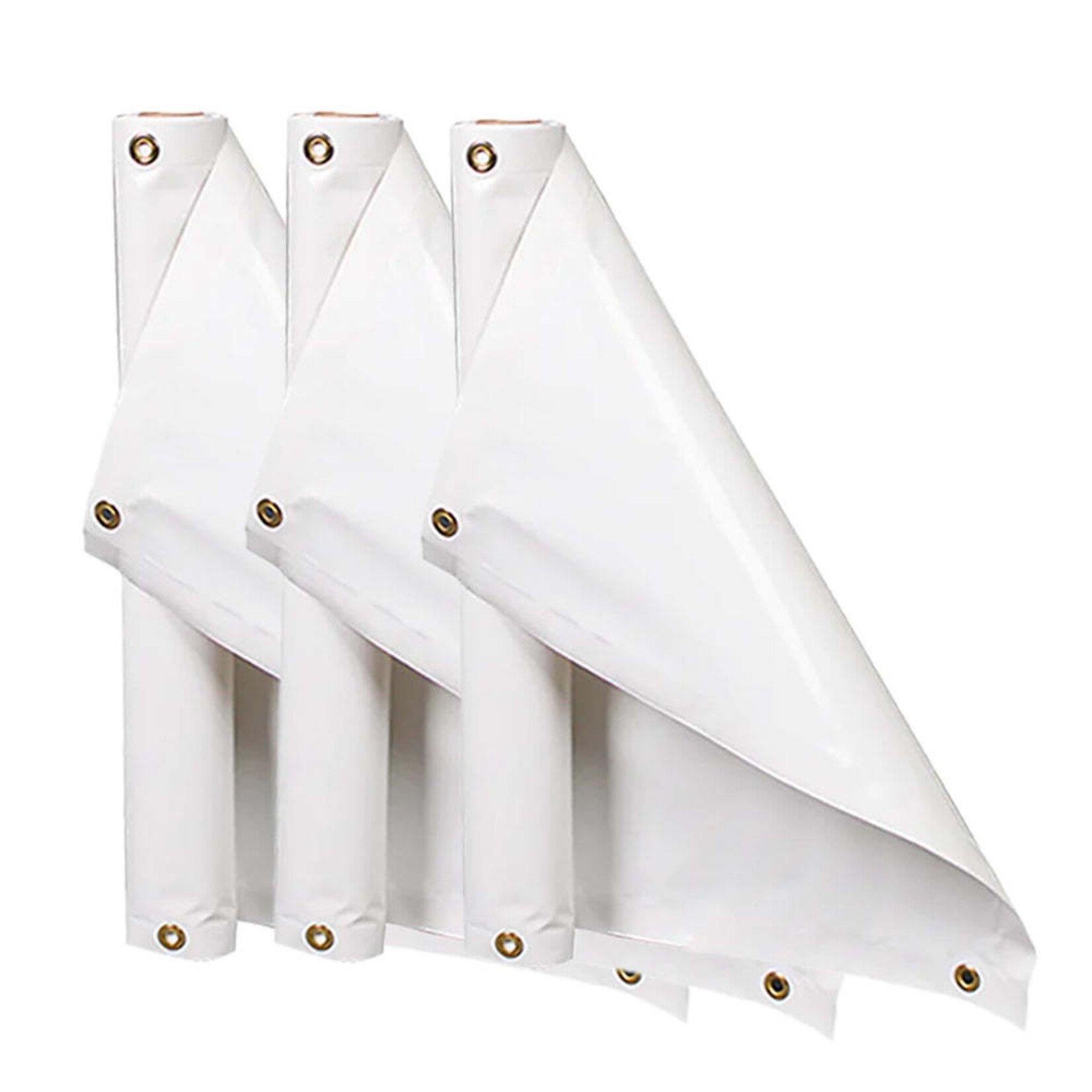 Endura EnduraMAX 10 oz. Premium Grommeted Banner Blanks White