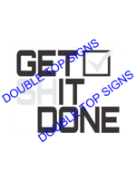 Double Top Signs Get (Sh)it Done - Design