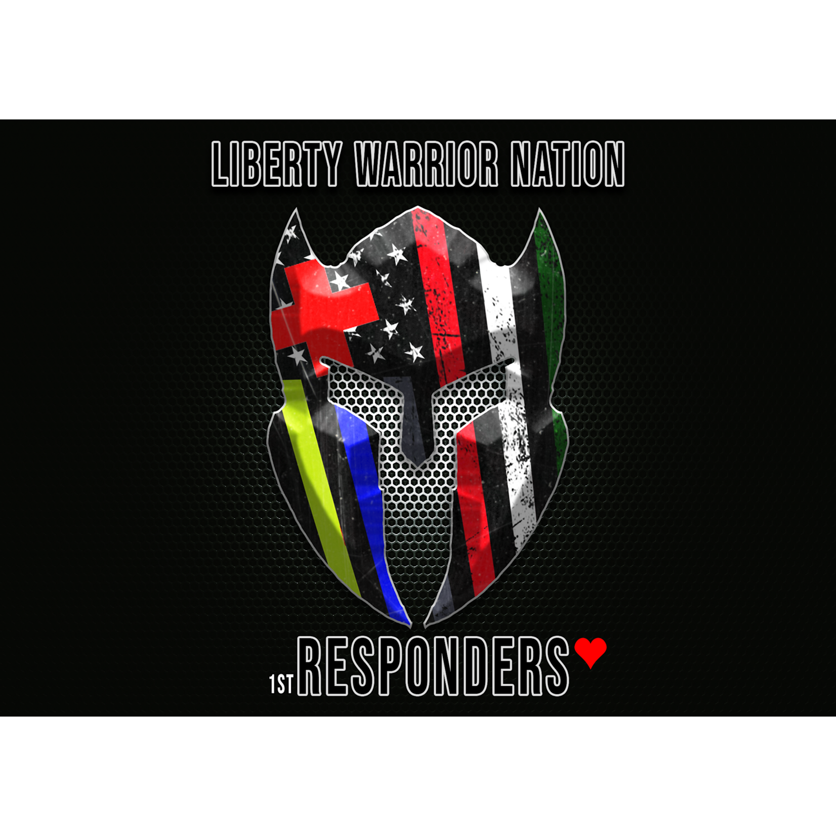 LWN LWN Badge 1st Responders Uv Sticker