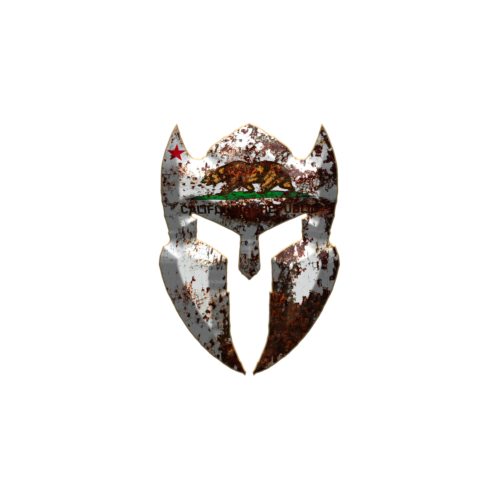 LWN LWN Badge California State Uv Sticker