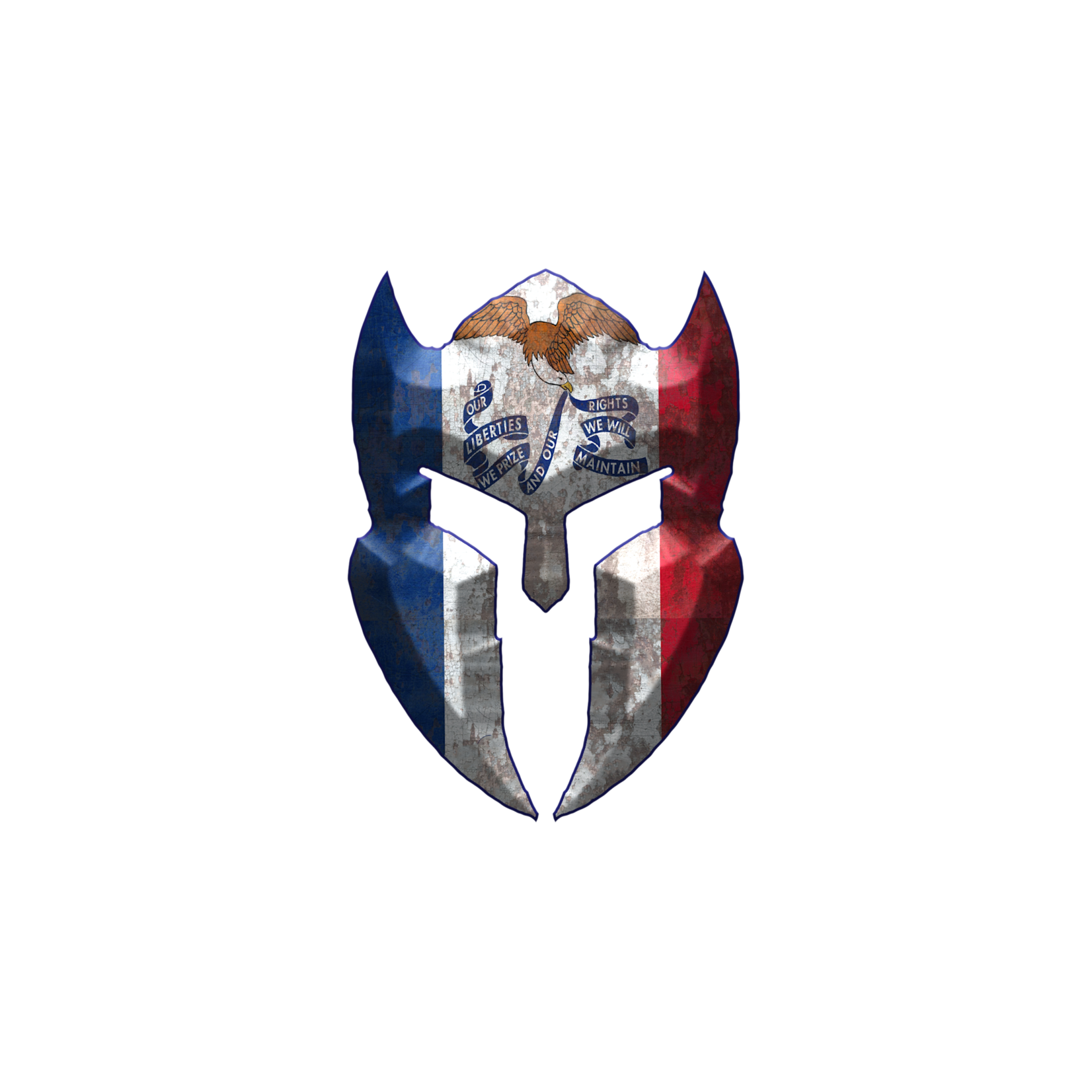 LWN LWN Badge Iowa State Uv Sticker