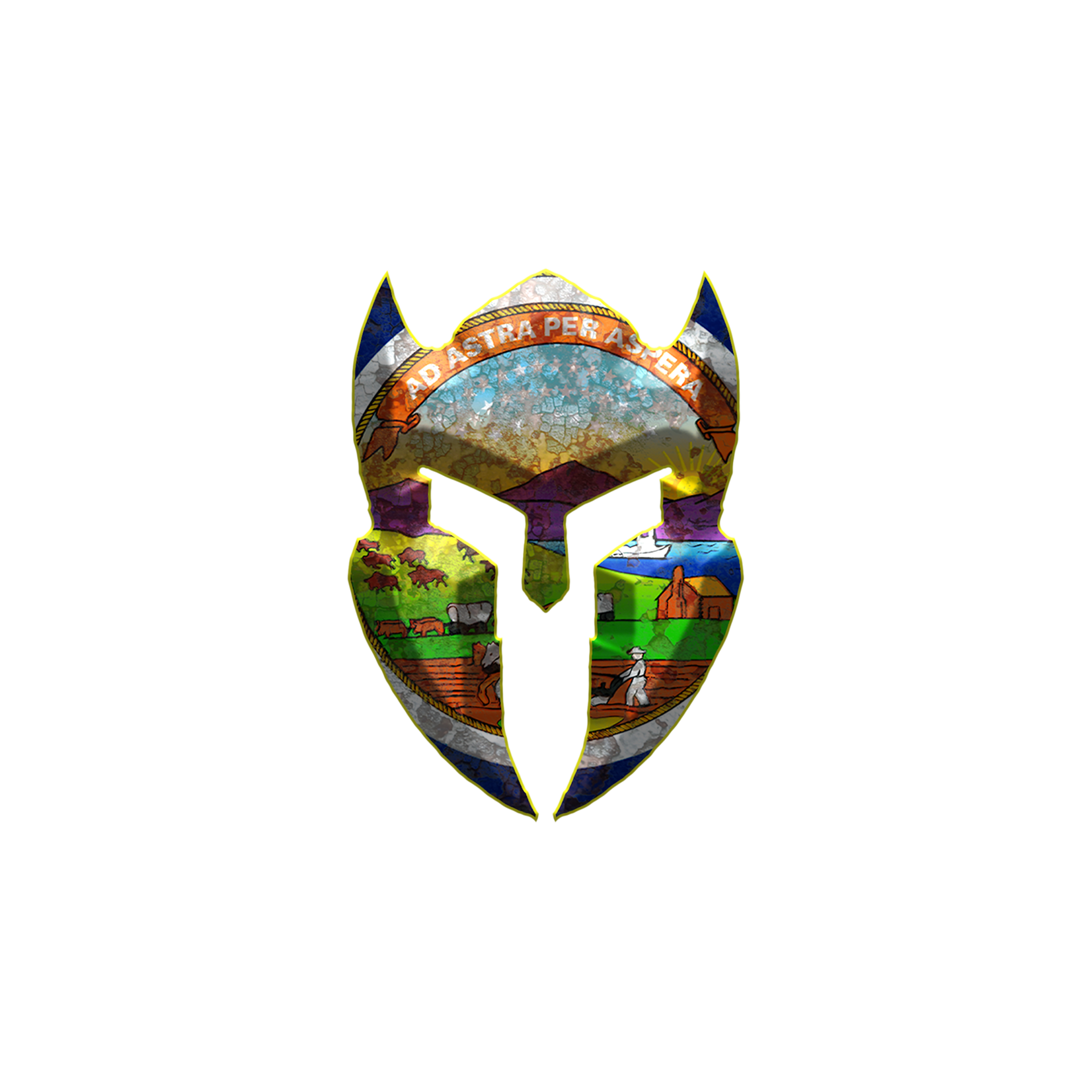 LWN LWN Badge Kansas State Uv Sticker