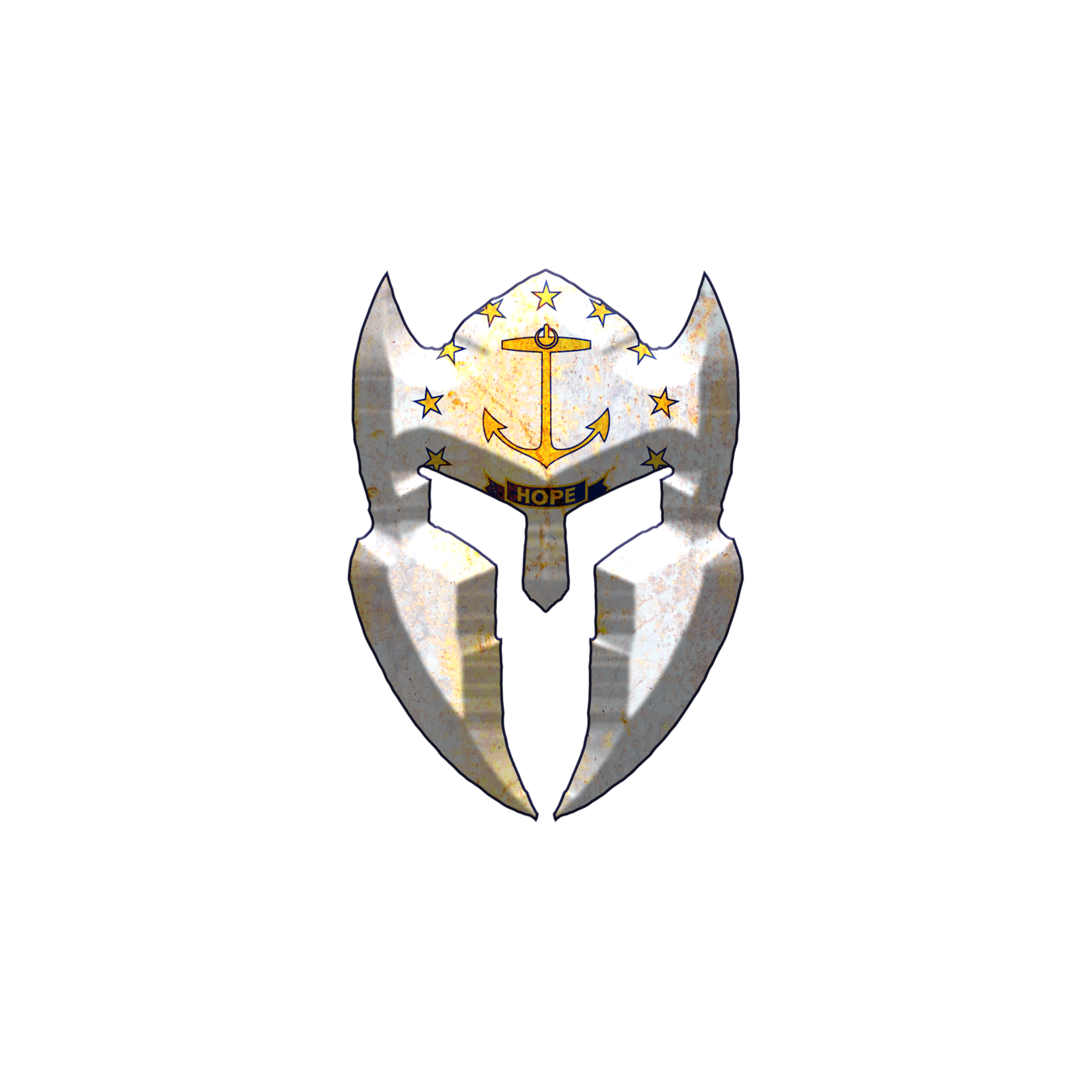 LWN LWN Badge Rhode Island State Uv Sticker