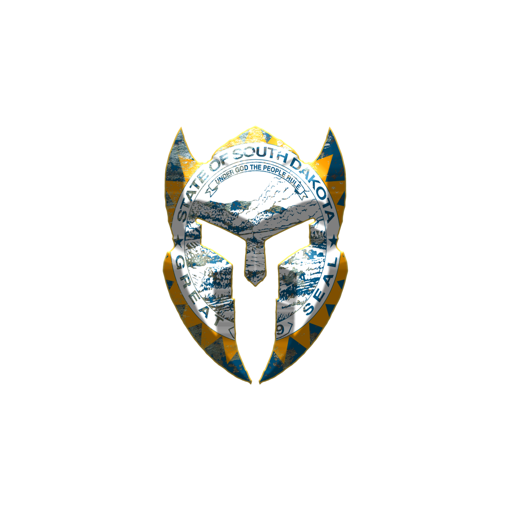 LWN LWN Badge South Dakota State Uv Sticker