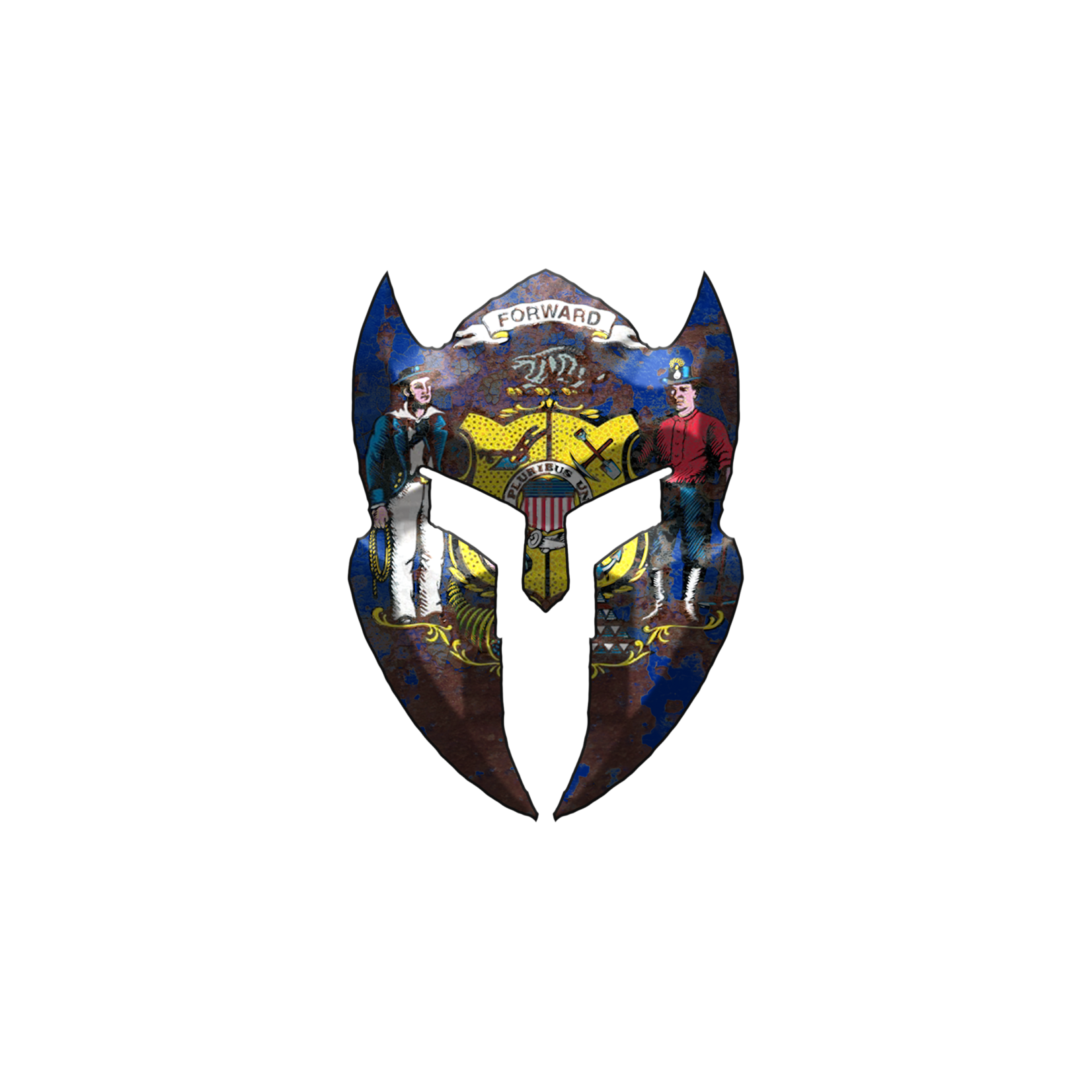 LWN LWN Badge Wisconsin State Uv Sticker