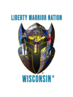 LWN LWN Badge Wisconsin State with Text Uv Sticker