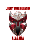 LWN LWN Badge Alabama State with Text Uv Sticker