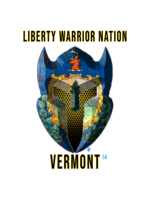 LWN LWN Badge Vermont State with Text Uv Sticker