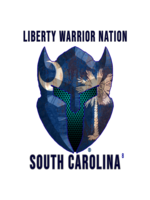 LWN LWN Badge South Carolina State with Text Uv Sticker