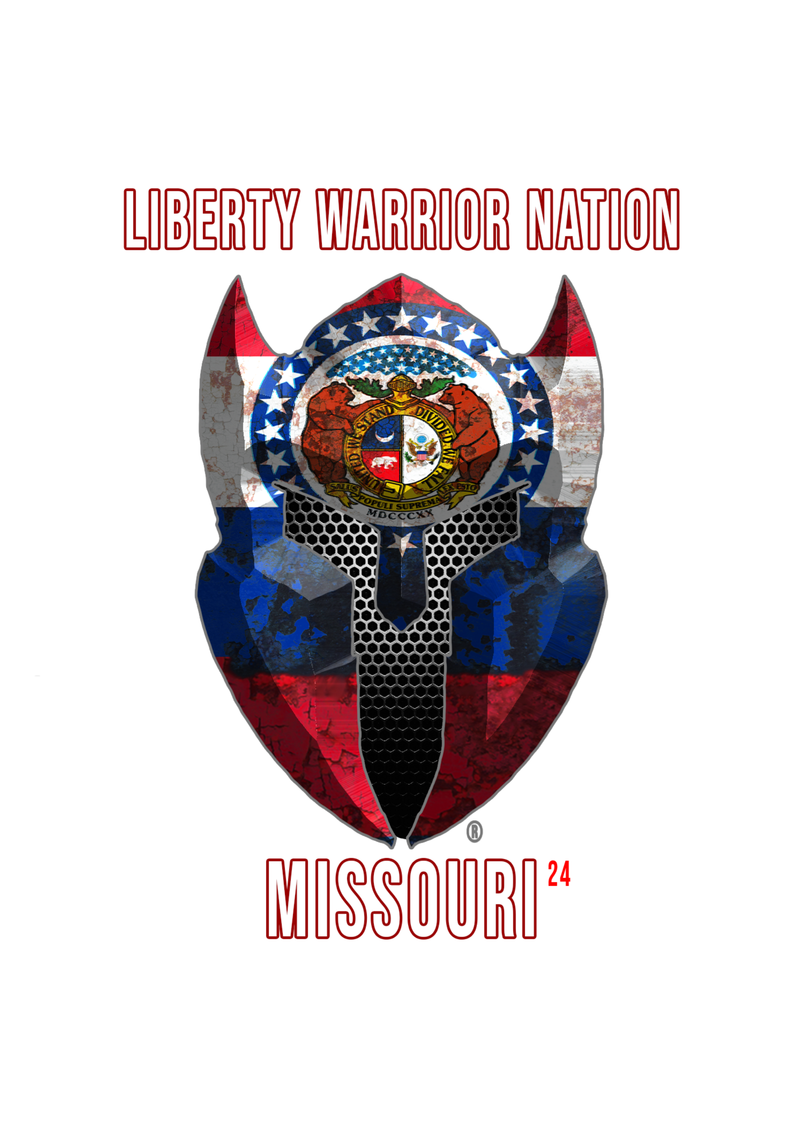 LWN LWN Badge Missouri State with Text Uv Sticker