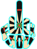 Darting Around F-You Dart Board DTF