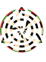 Darting Around Crop Maze Dart Board DTF