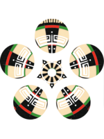 Darting Around Crop Circles Dart Board DTF