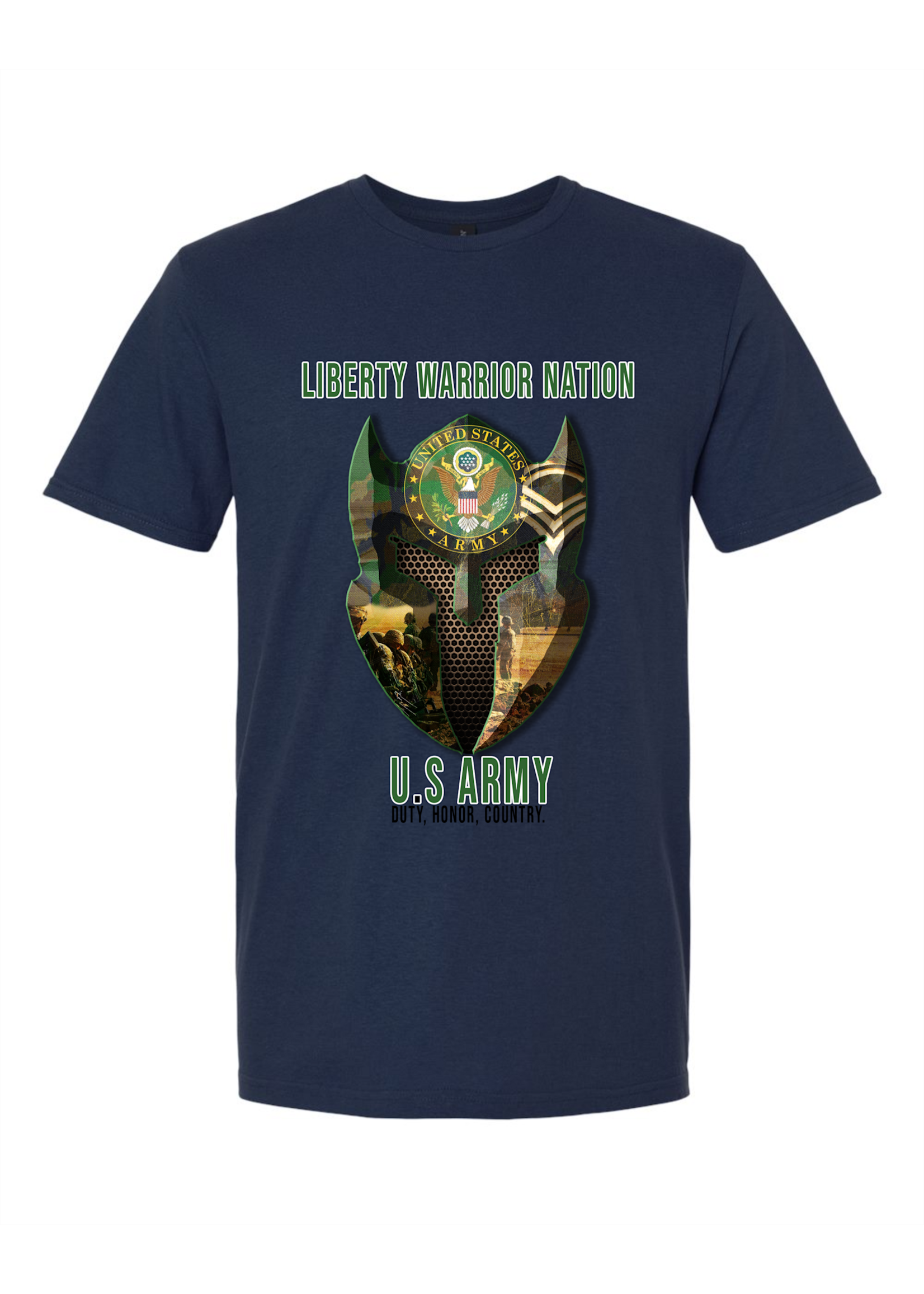 LWN Liberty Warrior Nation Army Shirt