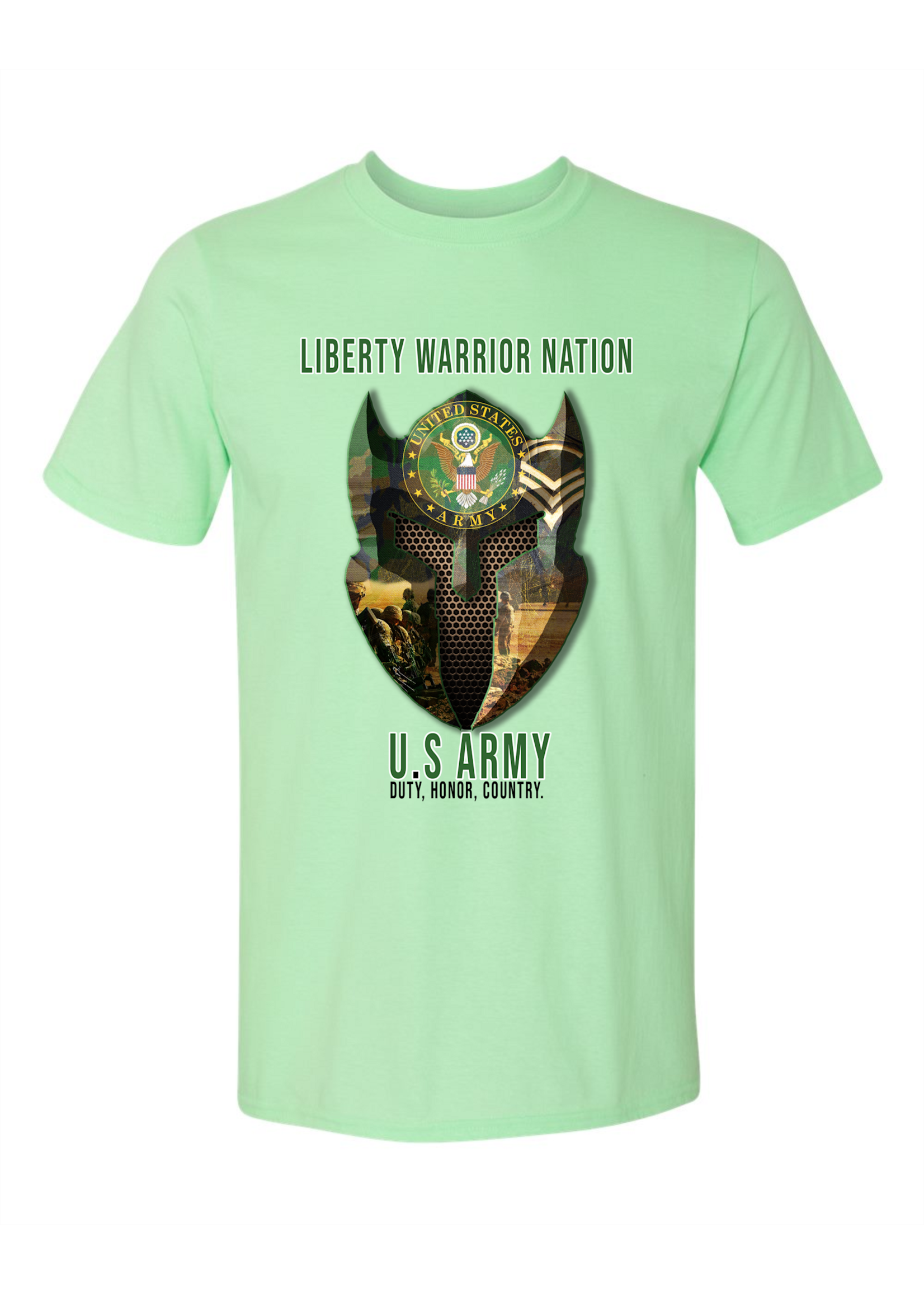 LWN Liberty Warrior Nation Army Shirt