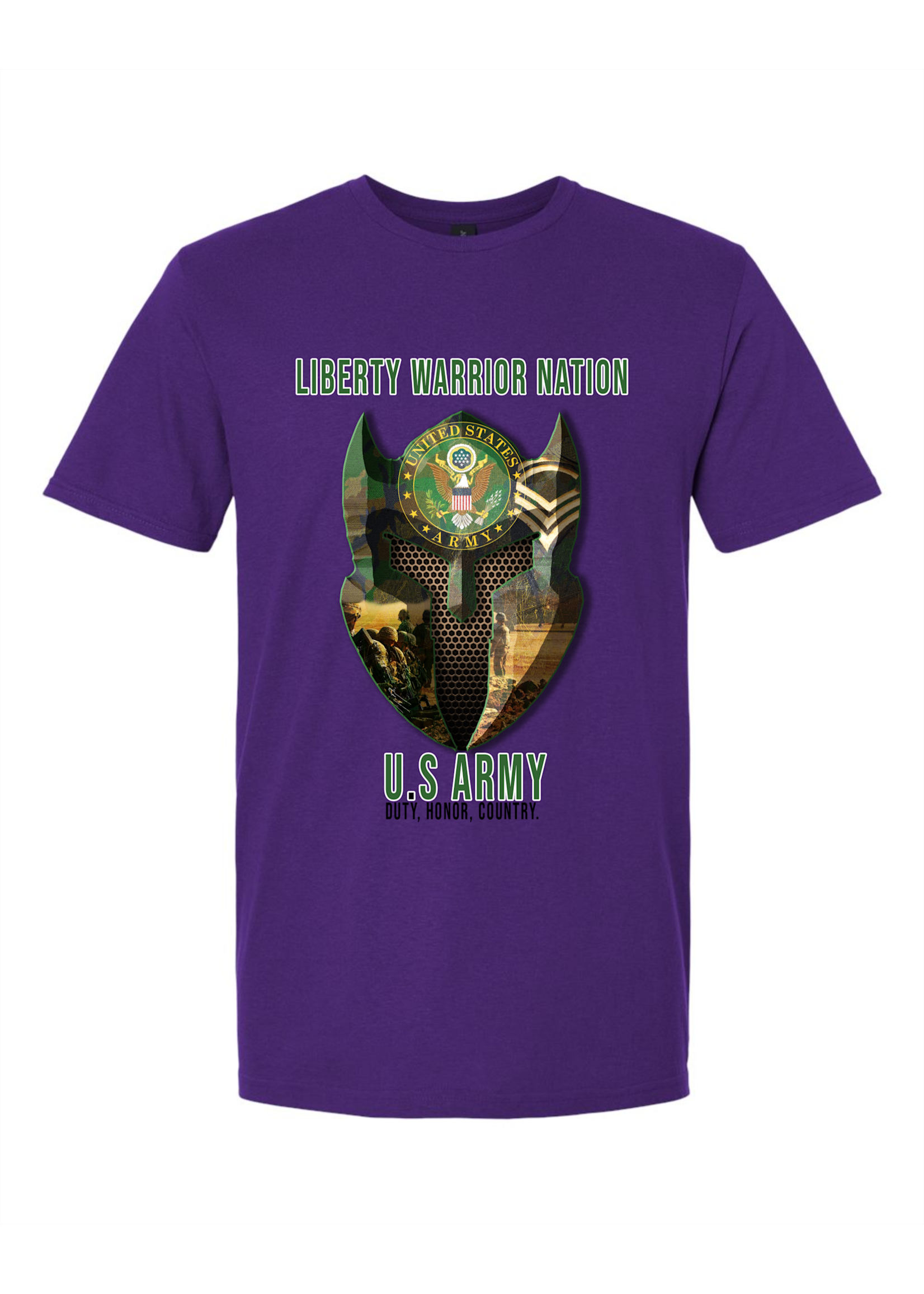 LWN Liberty Warrior Nation Army Shirt
