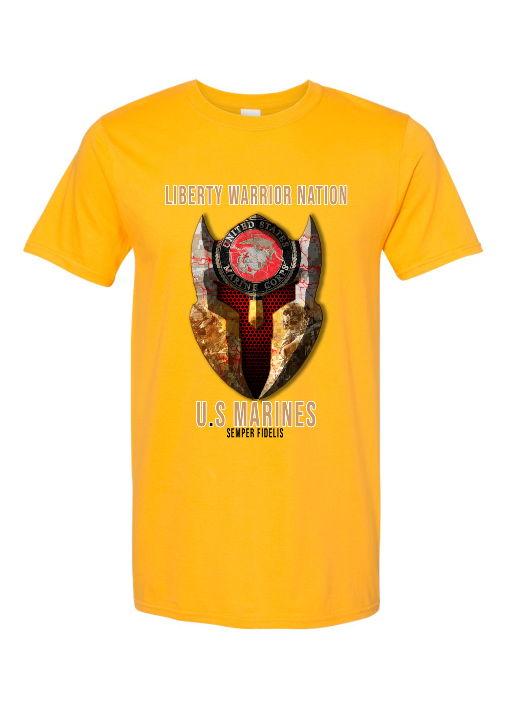 LWN Liberty Warrior Nation Marine Shirt