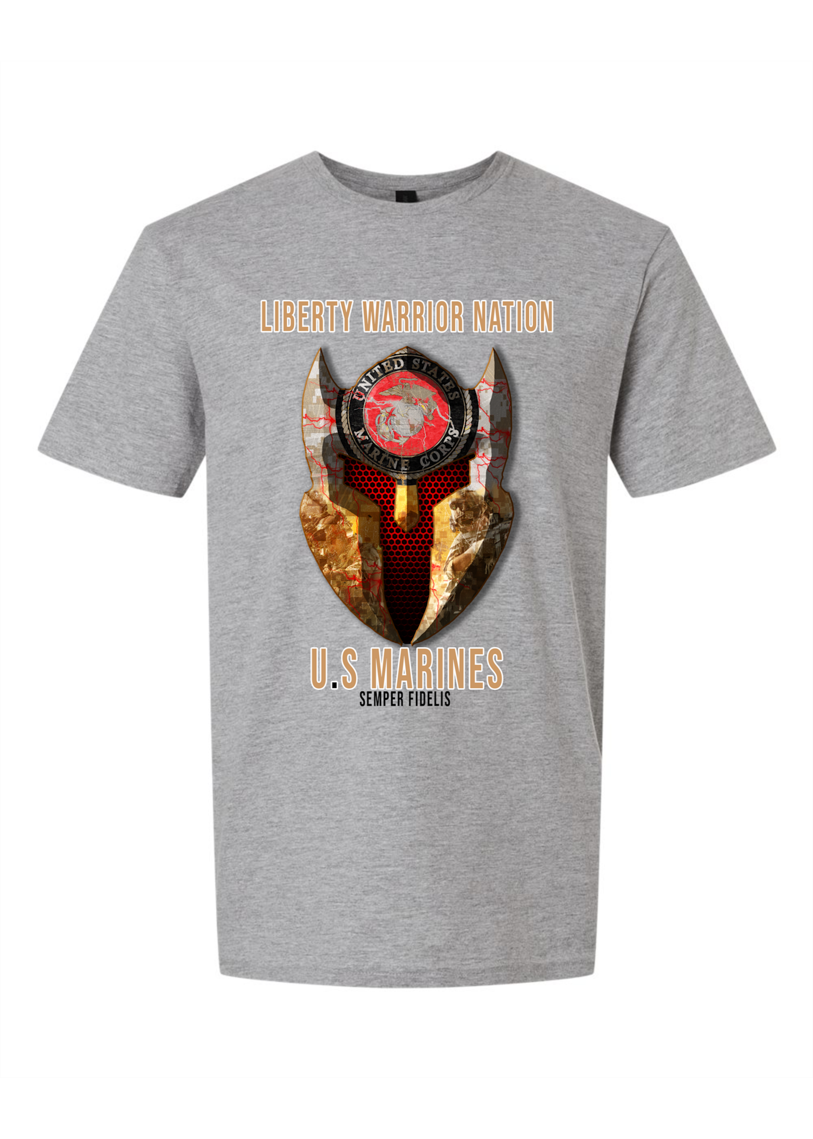 LWN Liberty Warrior Nation Marine Shirt
