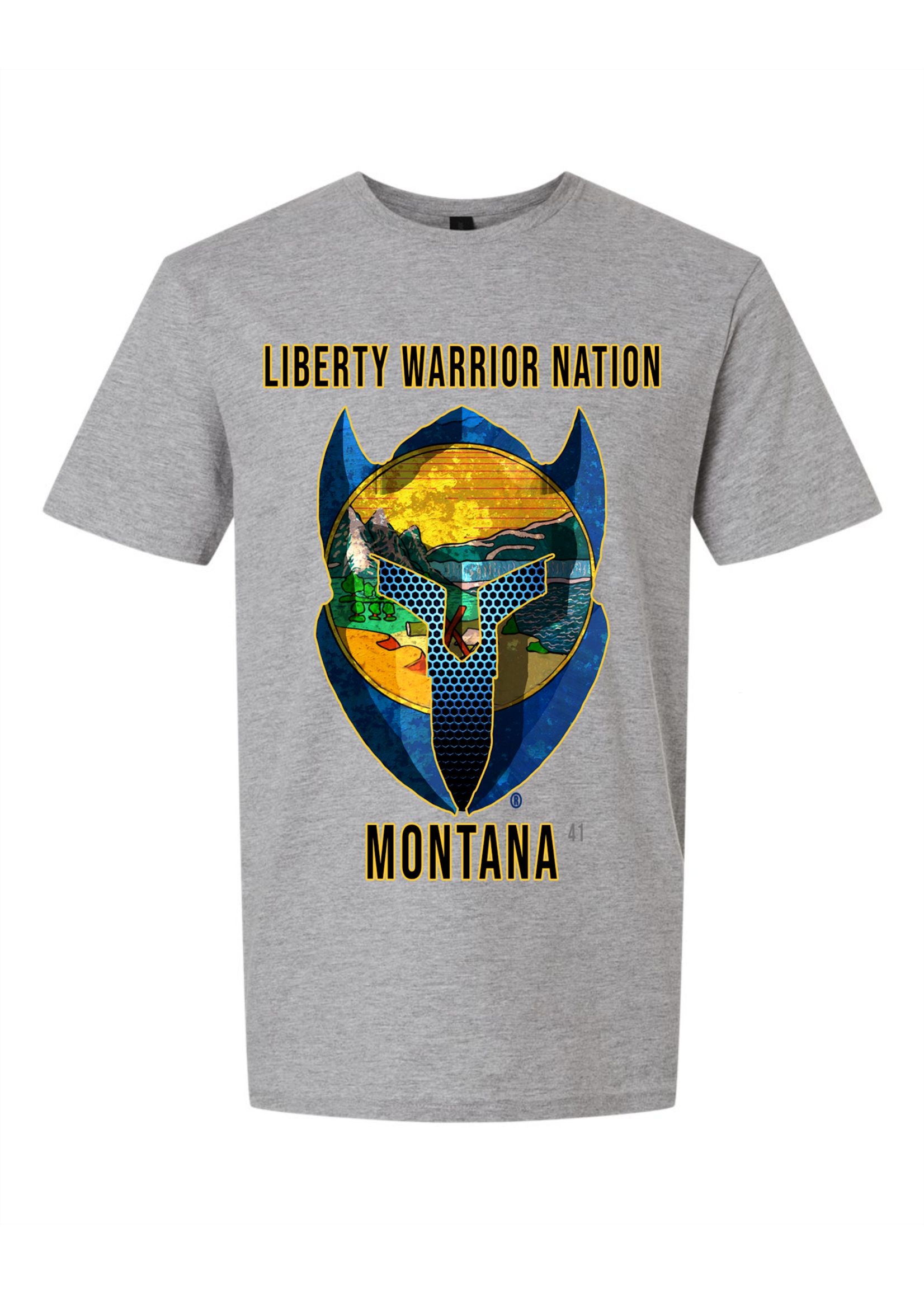 LWN Liberty Warrior Nation Montanna with Text Shirt