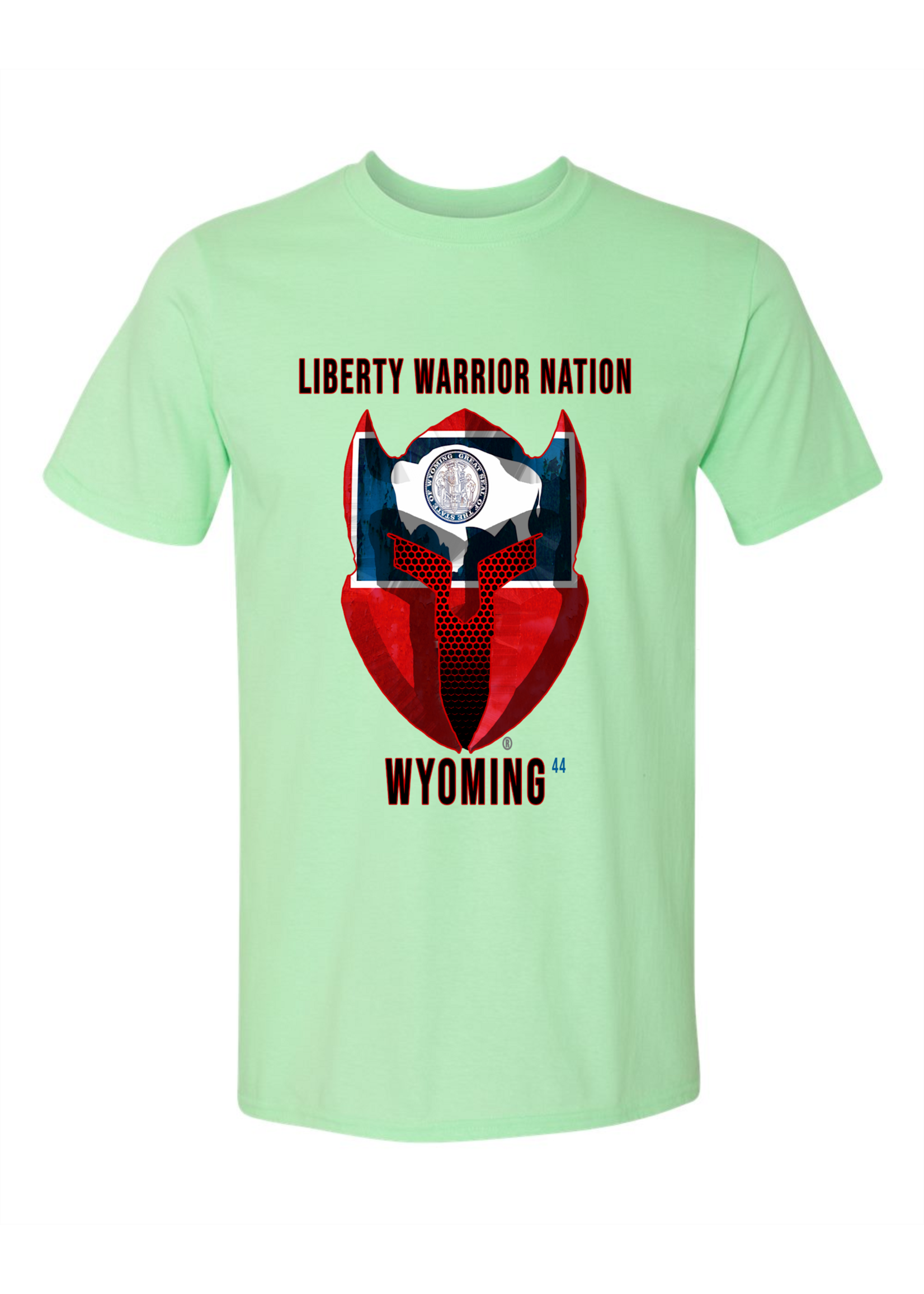 LWN Liberty Warrior Nation Wyoming with Text Shirt
