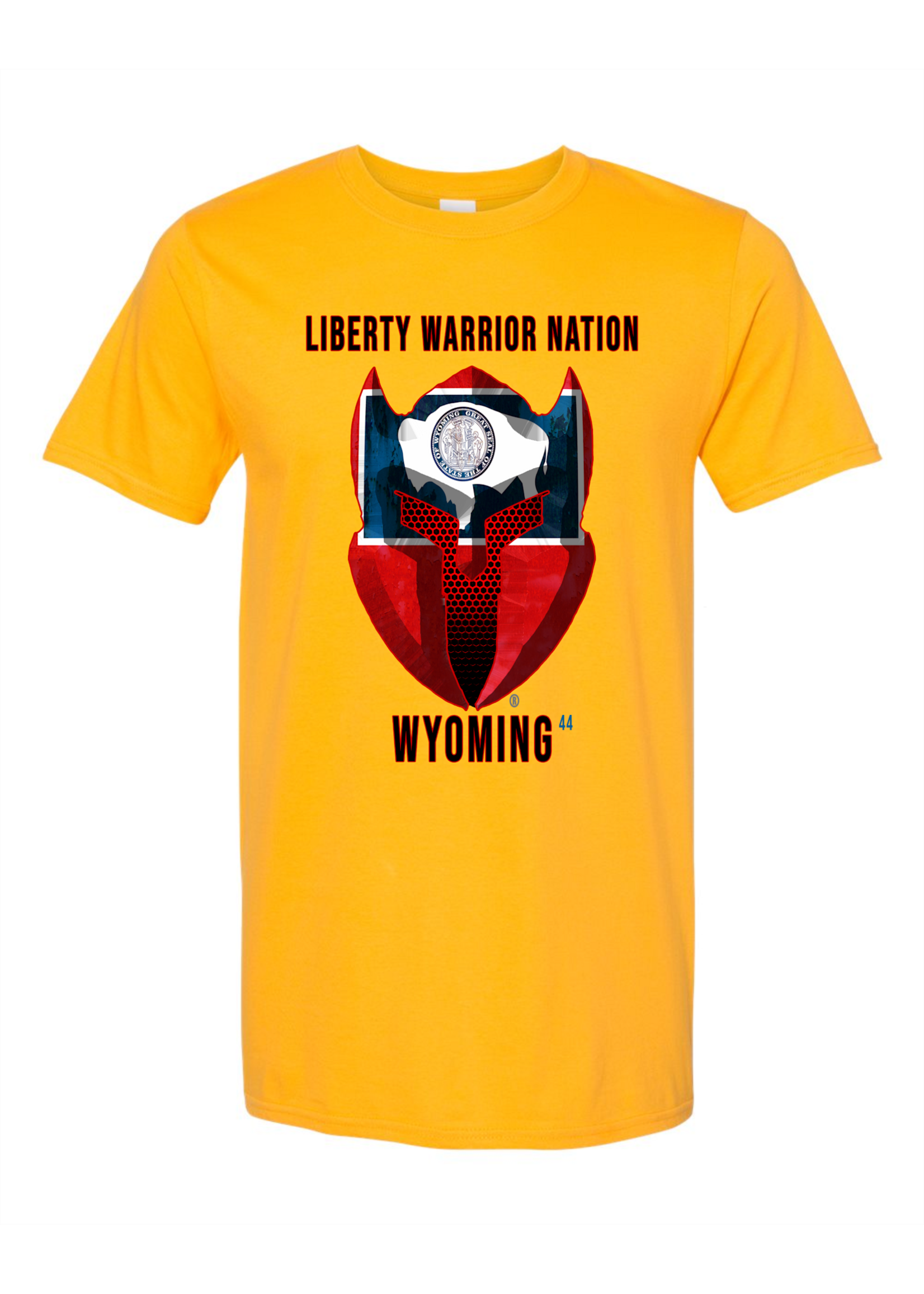 LWN Liberty Warrior Nation Wyoming with Text Shirt