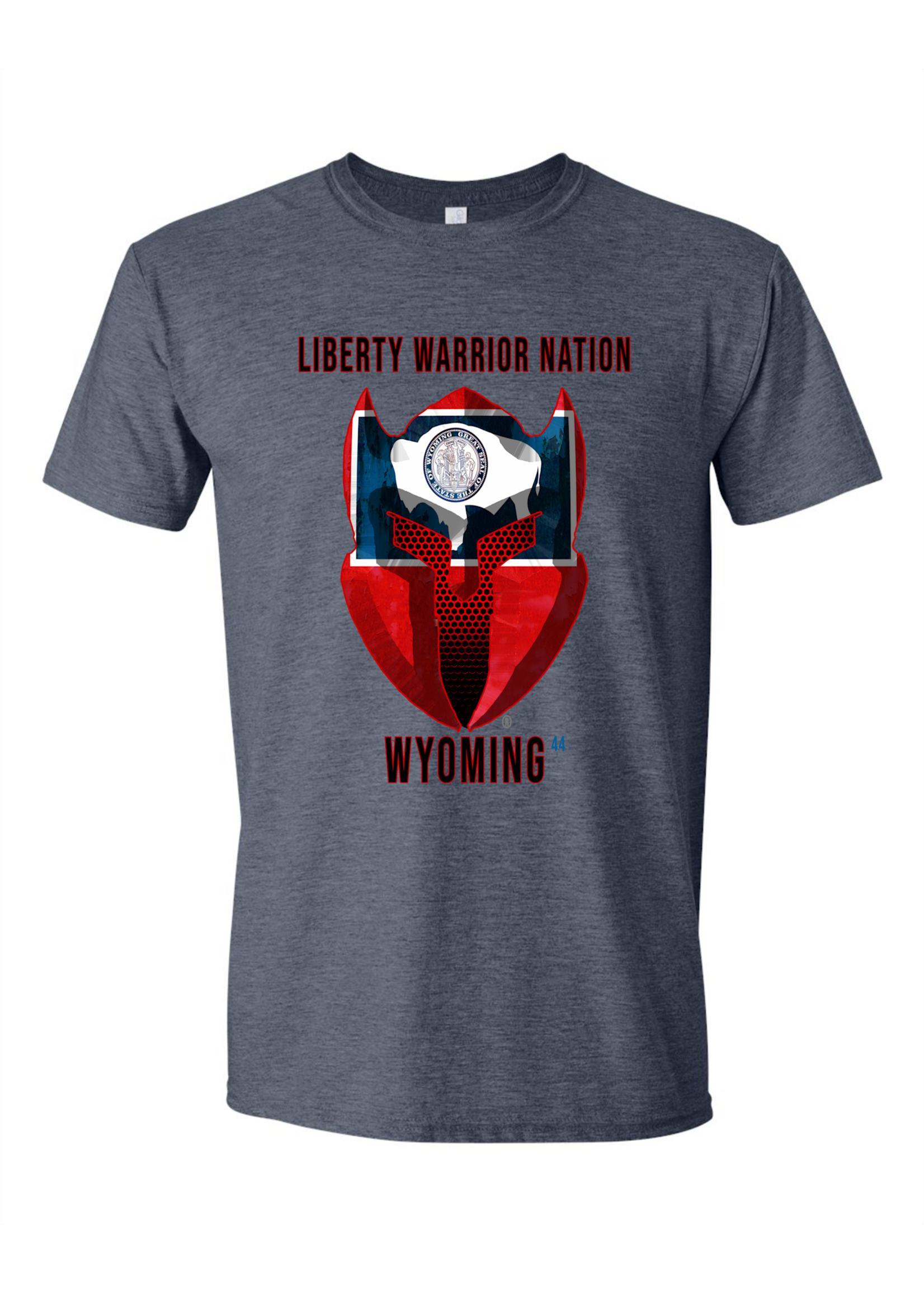 LWN Liberty Warrior Nation Wyoming with Text Shirt