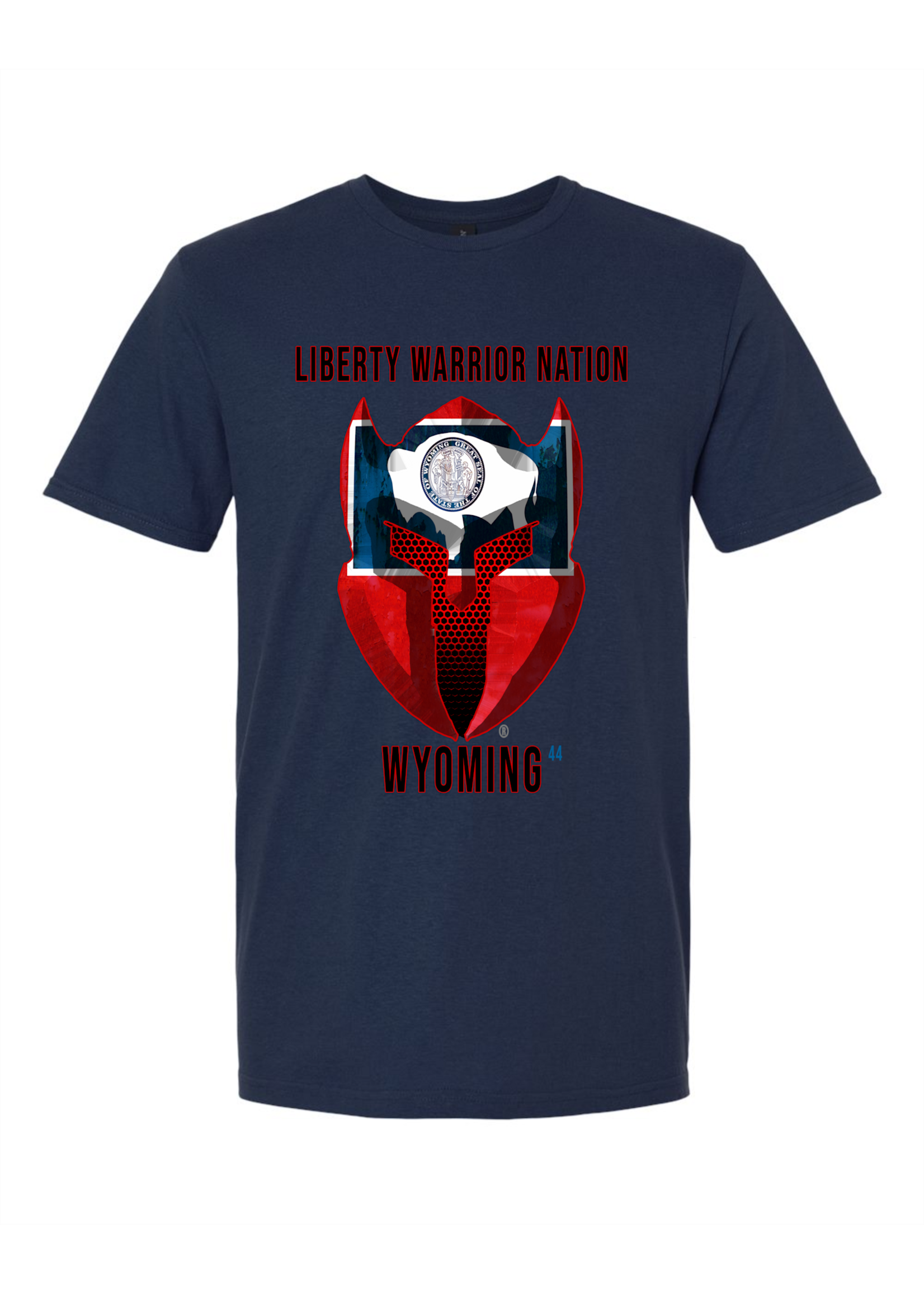 LWN Liberty Warrior Nation Wyoming with Text Shirt