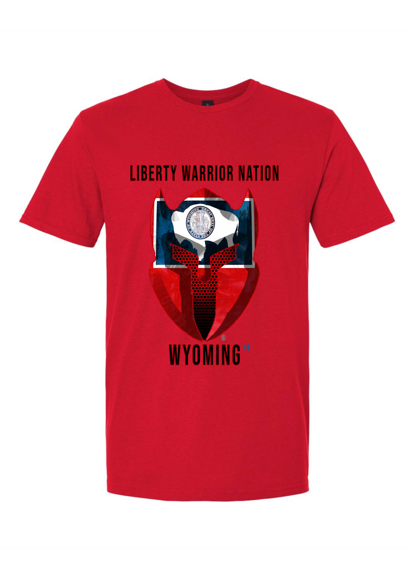 LWN Liberty Warrior Nation Wyoming with Text Shirt