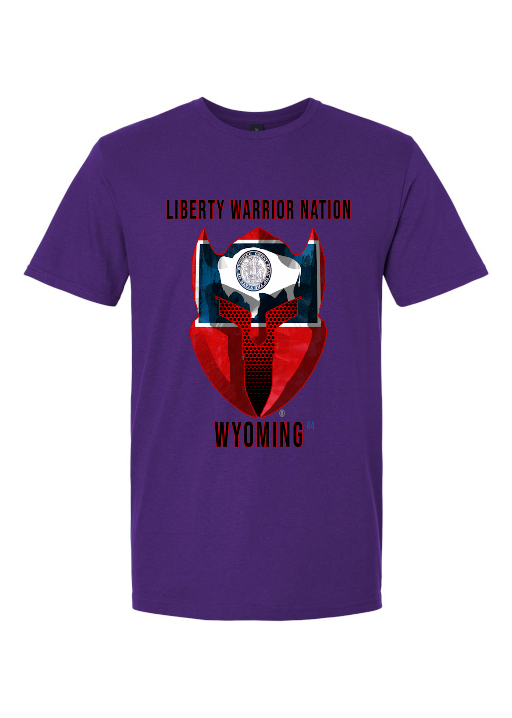 LWN Liberty Warrior Nation Wyoming with Text Shirt