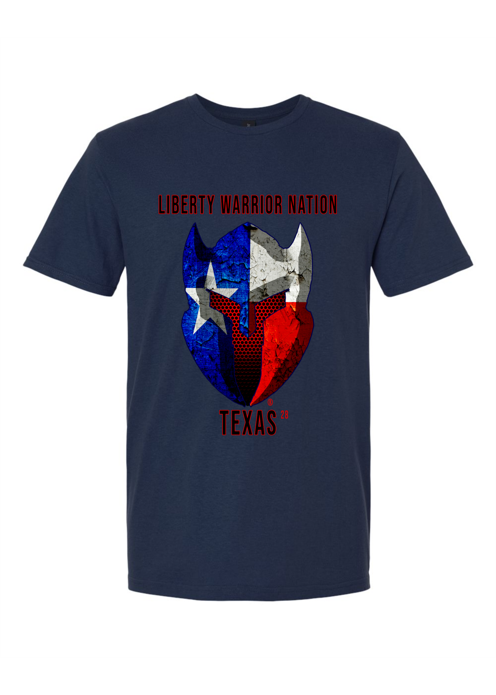 LWN Liberty Warrior Nation Texas with Text Shirt
