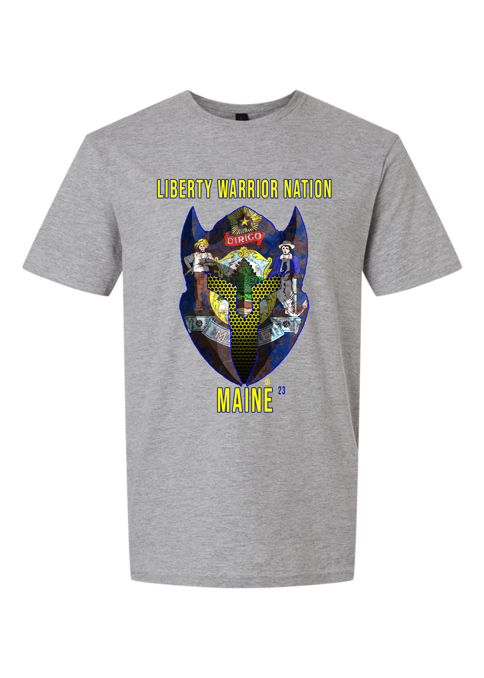 LWN Liberty Warrior Nation Maine with Text Shirt