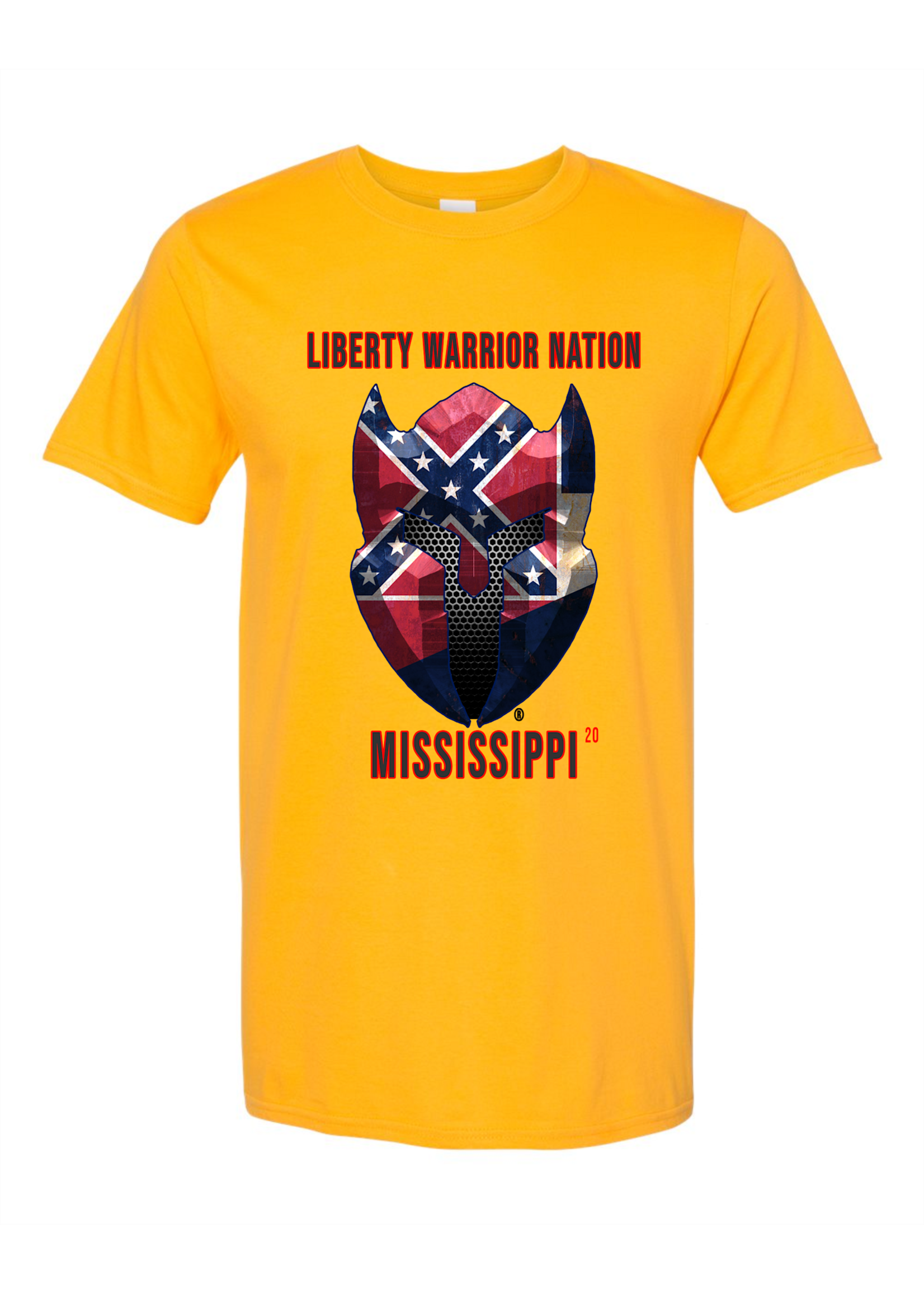 LWN Liberty Warrior Nation Mississippi with Text Shirt