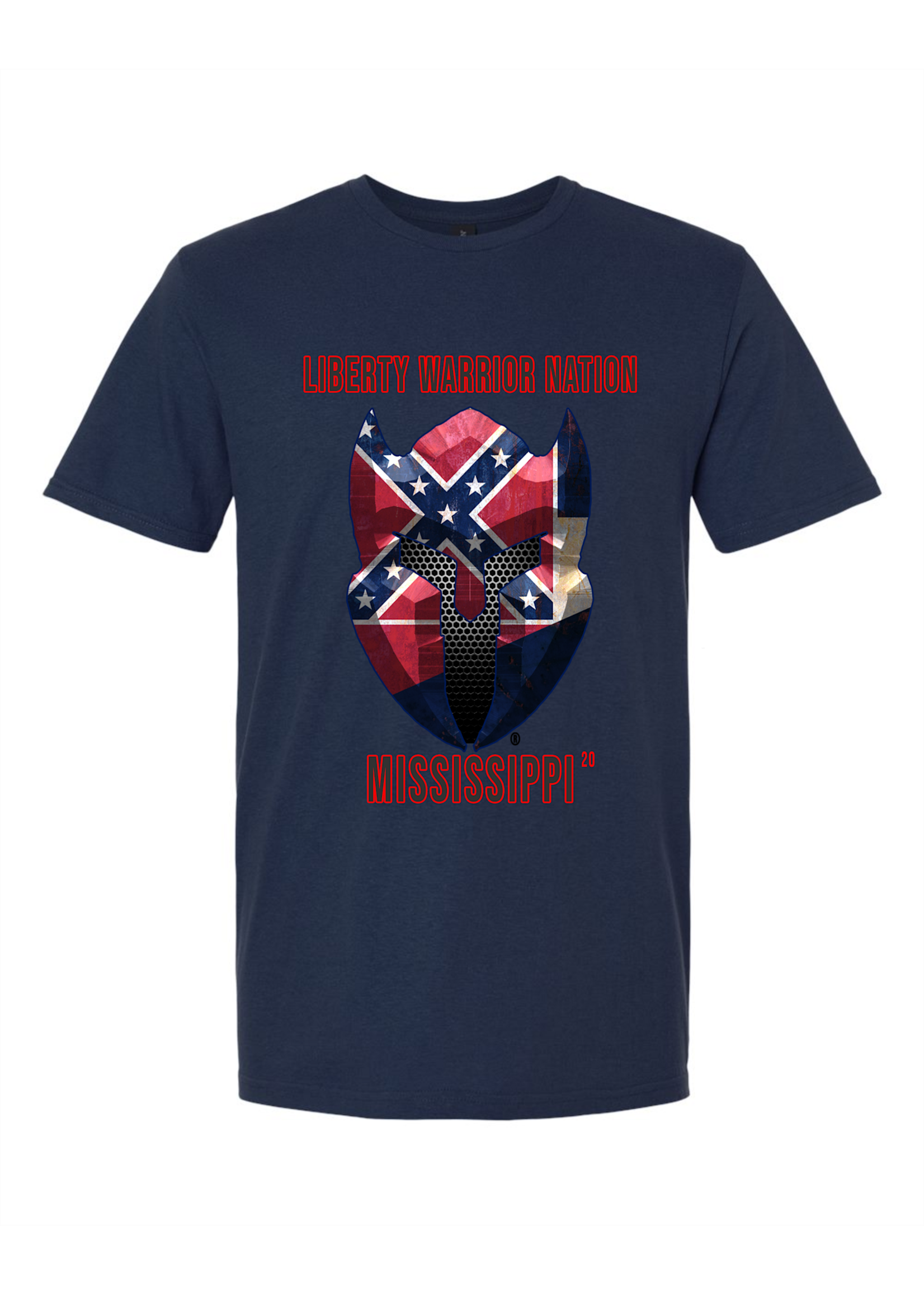 LWN Liberty Warrior Nation Mississippi with Text Shirt