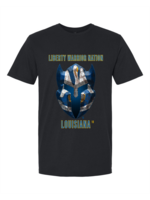 LWN Liberty Warrior Nation Louisiana with Text Shirt